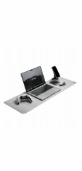 Ram mounts Deltahub - Minimalistická podložka na stůl - Ochranná podložka na stůl světle šedá M