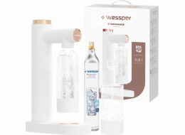 Wessper AQUAFRIZZ saturátor vody + láhev Co2 BÍLÁ (WES082-WH K)