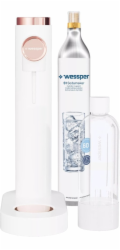 Wessper AQUAFRIZZ saturátor vody + láhev Co2 BÍLÁ (WES082-WH K)