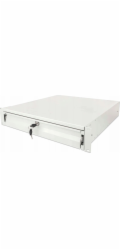 Intellinet Network Solutions Intellinet 715843 2U zásuvka pro 19" rackové skříně, uzamykatelná, 466 mm, šedá