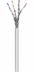 Intellinet Network Solutions INTELLINET Verlegekabel Cat7a S/FTP 305 m Kabeltrommel LS0H CPR-Dca-klassifiziert AWG 22 Massivdraht šedá