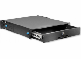 Intellinet Network Solutions Rack Drawer 19 2U se zámkem 465 mm černý (I-CASE KEY-2BK)