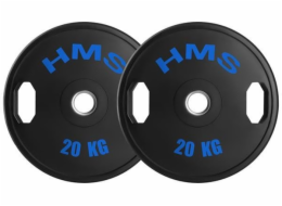 HMS TOG20 2 x 20 KG OLYMPIJSKÝ KOTOUČ S POGUMOU 2 x 20 KG