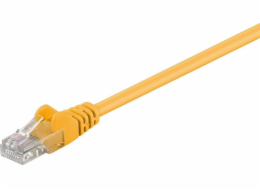 Goobay Goobay 68336 patch kabel CAT 5e, U/UTP, žlutý, 0,5 m