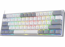 Redragon Klávesnice K617 Fizz Red s přepínači (K617WG-RGB)