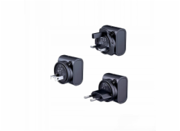 Remax CESTOVNÍ SADA NABÍJEČE 30W RP-U192 EU/UK/USA ČERNÁ