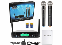 Bitmat Bezdrátový mikrofon DNA Radio DNA KVM 2, ozvučovací systém 518–542 MHz