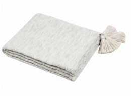 Douceur d`Interieur Bavlněná deka s efektem lnu, BALMA, 125 x 150 cm