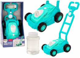 LeanToys Sekačka na trávu Bubble Machine s rukojetí modrá