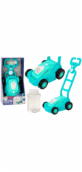 LeanToys Sekačka na trávu Bubble Machine s rukojetí modrá