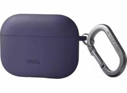 Uniq Pouzdro UNIQ pro Nexo AirPods Pro 2. generace + háčky na uši Silikonové fialové/fialově fialové