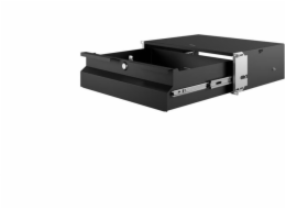 STALFLEX Zásuvka se zámkem pro rozvaděč RACK 19 3U 320 mm, černá, na nářadí, vybavení a dokumenty