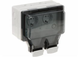 Atlo Chytrá elektrická zásuvka Wi-Fi S2IP6-TUYA, Tuya Smart