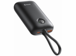 Swissten Powerbanka Voltbox 35W 10000 mAh s integrovanými kabely USB-C a Lightning