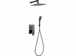 Valvex 2454570-MBK PODOMÍTEK SPRCHOVÉ SADY. LOFT ČERNÝ VENTIL ( CARRE ) // BV.2454570-MBK