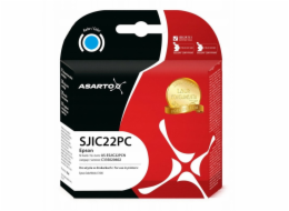 Asarto Inkoust pro Epson SJIC22PC | C33S020602 | 34ml | azurová