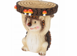 ProGarden Stojan na květináče, tvar ježka, 28 x 24 x 23,5 cm