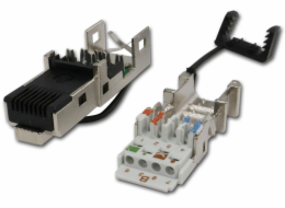 TELEGRTNER Telegärtner J80026A0046, RJ45, Černá, Nerezová ocel