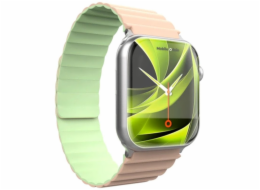 Mobile Origin Magnetic Watch Strap II, růžový/světle zelený - Apple Watch 49mm/46mm/45mm/44mm