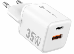 ForCell Rychlonabíječka F-Energy Mini GaN III VT-35C s USB-C + USB-A QC4.0 PD 35W bílá
