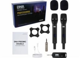 Bitmat Mikrofon DNA 2x BEZDRÁTOVÉ MIKROFONY 2x RUČNÍ VYSÍLAČE 2,4 GHz AŽ DO 30 METRŮ