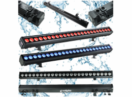 Evolights GLAZE BAR 24x4W RGBW IP65 LED světelný pásek venkovní pódiové osvětlení