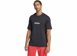 Adidas Pánské tričko Essentials Linear Single černé JE8993 XL
