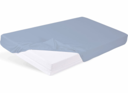 BabyMatex Bambusové prostěradlo do postýlky 160x80 modré