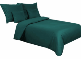 Multitex Ložní prádlo 160 x 200 5 ks, saténové, jednobarevné, zlaté, 34