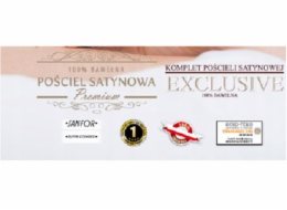 Multitex Saténové povlečení EXCLUSIVE CZ (140x200-1,70x90-1)