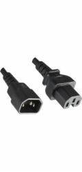 EFB Napájecí kabel Ohřívací zařízení EFB. C14 180°-C15 180°,sw,2,0m,3x1,00mm