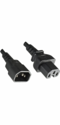 EFB Napájecí kabel Ohřívací zařízení EFB. C14 180°-C15 180°,š.š.,3m,3x1,00mm