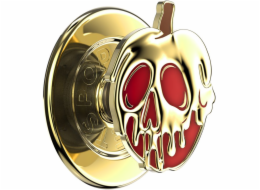 PopSockets Držák a stojánek Kulatý Disney smaltovaný držák na telefon Poison Apple MagSafe, zlatý 114075