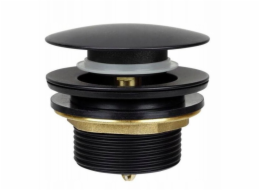 Cersanit Sprchová/vanová zátka Instadrain click-clack, matná černá 2456