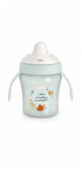 MyBaby SUAVINEX - 402789-HRNEK NA PITÍ PRO UČENÍ 200ML/NEVYLITÍ/6M+/MÁTA/ŘÍŠE DIVŮ