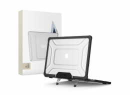 4kom.pl Pouzdro Tech-Protect Smartshell Pro pro Apple MacBook Air 13” (M2/M3/M4) 2023-2025 černé/průhledné