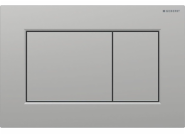 Aptel 115.660.JQ.1 / GEBERIT / SIGMA01 / PŘEDNÍ STARTOVACÍ TLAČÍTKO, MATNÝ CHROM, SNADNO ČISTITELNÉ, OBDÉLNÍKOVÉ /