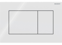 Aptel 115.660.11.1 / GEBERIT / SIGMA01 / PŘEDNÍ STARTOVACÍ TLAČÍTKO BÍLO-ALPINSKÉ OBDÉLNÍKOLÉ /