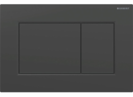 Aptel 115.660.DW.1 / GEBERIT / SIGMA01 / PŘEDNÍ STARTOVACÍ TLAČÍTKO, OBDÉLNÍKOVÉ, ČERNÉ /