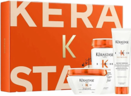 Kerastase Nutritive sada šampon na vlasy 250ml + vlasová maska 200ml + termální vlasový nektar 150ml