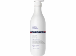 Milk Shake Silver Shine Light Shampoo šampon redukující žluté odlesky pro šedivé a odbarvené vlasy 1000ml