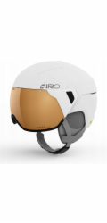 MIVIDA Dámská zimní helma GIRO ARIA SPHERICAL MIPS matně bílá / měděná VIVID velikost M (55,5-59 cm) (NOVINKA 2025/2026)