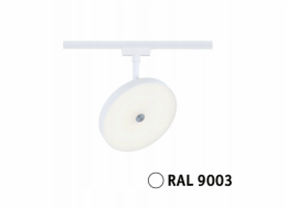 Paulmann URail HILDOR LED bodové světlo na kolejnici s 3stupňovým stmíváním 15W 850lm 3000K 230V bílá RAL 9003 / kov