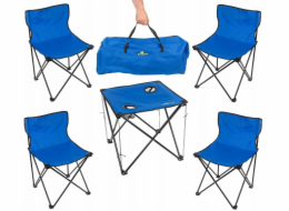 ModernHome Turistická sada - skládací stůl a židle (5 kusů)