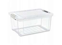 Kela Průhledná úložná krabice, 41 x 29 x 20 cm