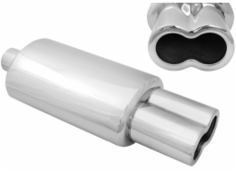 TurboWorks Koncový tlumič 87x140mm vstup 63,5mm