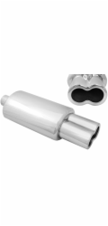 TurboWorks Koncový tlumič 87x140mm vstup 63,5mm