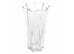 Atmosphera Skleněná váza na květiny NOELI, výška 25,5 cm