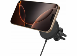 Spigen Nabíječka do auta OneTap Pro 4 MagSafe, černá - bezdrátová / do větracího otvoru