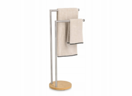 Zeller Věšák na ručníky ORVO, bambus a nerezová ocel